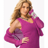 Handmade crochet dress and short jacket - AsDidy fashion