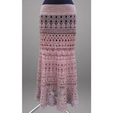 Pink crochet maxi skirt - Made to order - Crochet clothes