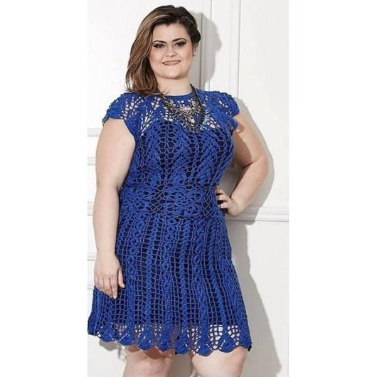 Plus size crochet dress - AsDidy fashion