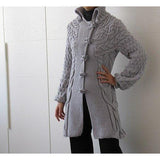 Knitted long women cardigan - AsDidy fashion