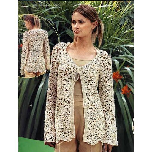 Crochet cardigan, jacket - AsDidy fashion