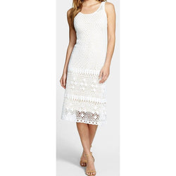 White crochet summer dress - AsDidy fashion
