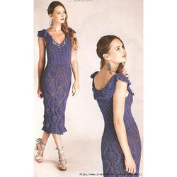 PDF Pattern only - a crochet spring/summer fashion crochet dress - Digital file - AsDidy fashion