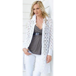 Handmade crochet long cardigan - AsDidy fashion
