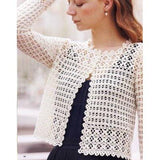 Crochet cardigan pattern, jacket - PDF Pattern only - AsDidy fashion