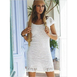 PDF Pattern only - a crochet summer mini crochet dress - Digital file - AsDidy fashion