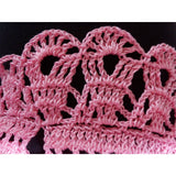 PDF Pattern - Handmade pink crochet summer girls dress, in different sizes, written in English, with pictures of the proccess of crocheting - AsDidy fashion
