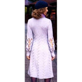 Made to order - An elegant hand knitted spring/winter dress - AsDidy fashion